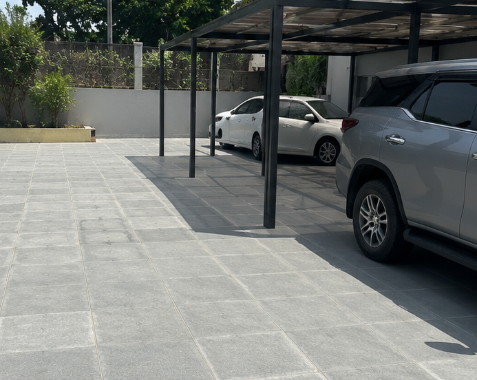 Kota Stone parking tiles