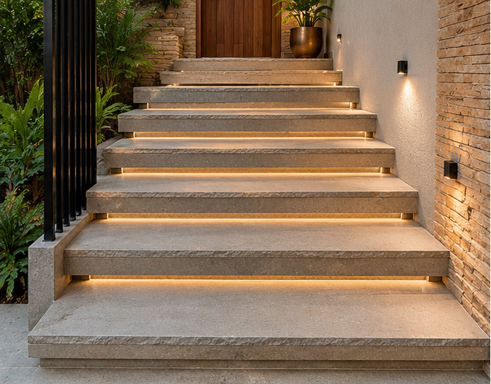 Hotel staircase